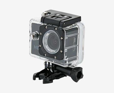 Action camera inclusief 11 accessoires