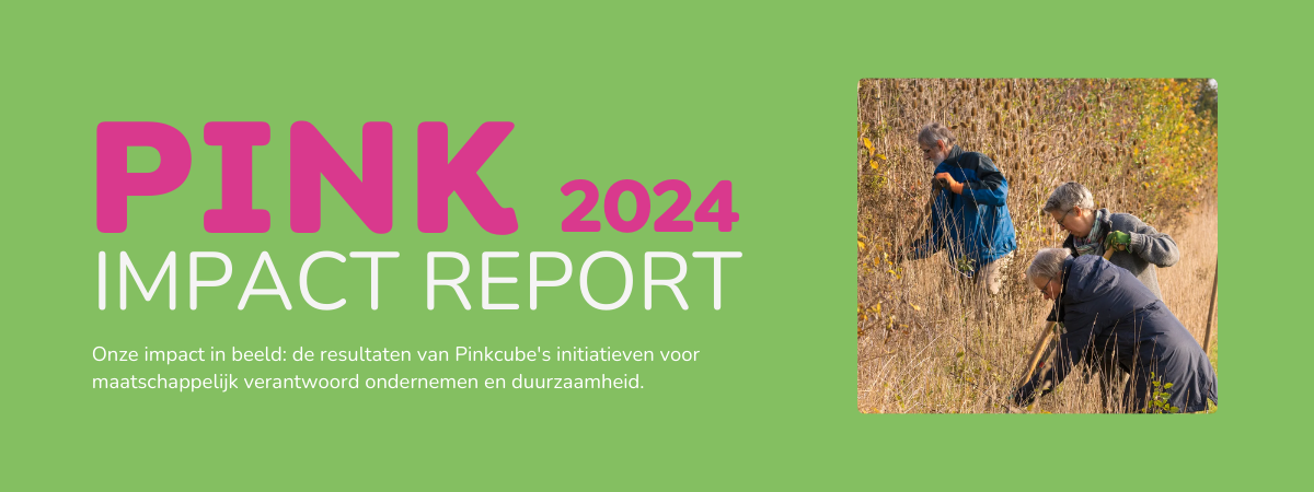 Pinkcube’s Impact in 2024: Samen kleur geven aan een duurzame toekomst