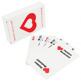 Speelkaarten met logo | Al vanaf 25 stuks | Pinkcube